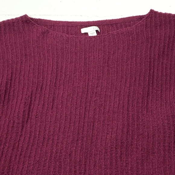 Women’s Size Small‎ J. Jill Wool Blend Purple Pullover Oversized Sweater - Picture 12 of 12